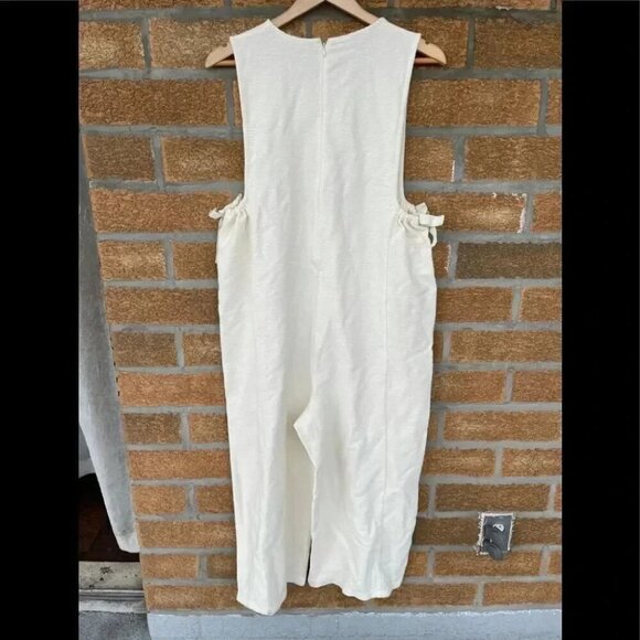 Madewell  Texture & Thread Side-Tie Jumpsuit   SIZE LARGE - Picture 8 of 8